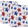 thumbnail image 2 of Three Ring Binder Sparkling Stars 1.5 Inch Round Binder D-Rings for Office Supplies and More, 2 of 10