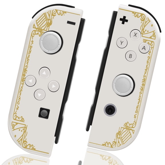 SYJUPY Wireless Controller for Nintendo Switch Controller with Dual Vibration & Precise Motion Control - Kingdom White