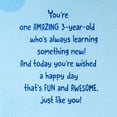 thumbnail image 3 of Hallmark Disney Third Birthday Card for Kid With Sticker (Mickey Mouse and Pluto), 3 of 7