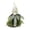 Gold-26053bb, variant on Lighted Christmas Gnome Tabletop Tree, Prelit Flocked Evergreen with Snowflake Hat, Festive Holiday Centerpiece with LED Lights (Gold)