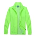 thumbnail image 2 of Men's Casual Jackets Big and Tall Long Sleeve Breathable Windbreaker with Pockets Casual Lightweight Sportswear Gifts for Men Mint Green L, 2 of 5