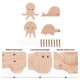thumbnail image 5 of 1 juego de ganchos de almacenamiento multifuncionales para colgar sombreros de animales, ganchos de pared, 5 of 8