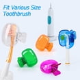 thumbnail image 5 of Women Fashion Toothbrush Head Cover 10 Colors Toothbrush Protective Cover Portable Toothbrush Protective Cover Manual And Toothbrushes Travel Toothbrush Case For Home Hote, 5 of 5