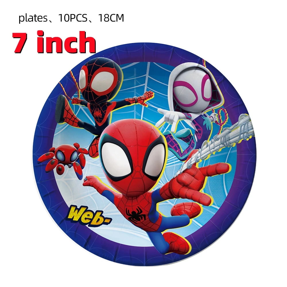 Lot Anniversaire 7 Ans Thème Jeu Vidéo - 61 Pièces (Assiettes, Serviettes, Nappe) - Pour 20 Personnes - Décoration Fête Garçon