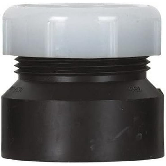 Pipe Trap Adapter Abs/Dwv 1-1/2 " Black