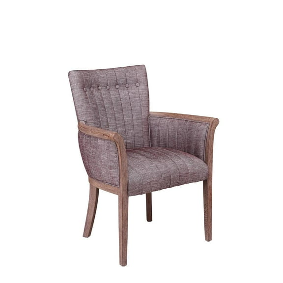 Burnham Home Designs Claire Dining Arm Chair, Weathered Red