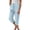 Blue, variant on Women’s Linen‑Style Relaxed Wide Leg Pants – Breathable Summer Trousers with Elastic Drawstring Waist, Lightweight Casual Bottoms GY1 XXL