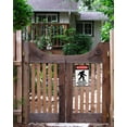 thumbnail image 2 of Funny Sasquatch Gifts Metal Sign - Warning Property Protected By Bigfoot Gifts for Bigfoot Sasquatch Lover Yard Garden Garage Man Cave Wall Decor 8×12 Inch, 2 of 8