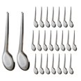 thumbnail image 2 of 24 Uds cucharas para cena, cucharas para sopa, vajilla ligera, cucharadas de acero inoxidable para cafetería, Bar, para servir salsas, olla caliente L, 2 of 8