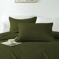 thumbnail image 4 of Davulos Quilt Set King Size 3 Pieces Lightweight Dark Green Bedspread 110" x 96" Soft Microfiber Quilt/Coverlet Warm Bedding Sets for All Seasons(1 Quilt, 2 Pillow Shams), 4 of 7