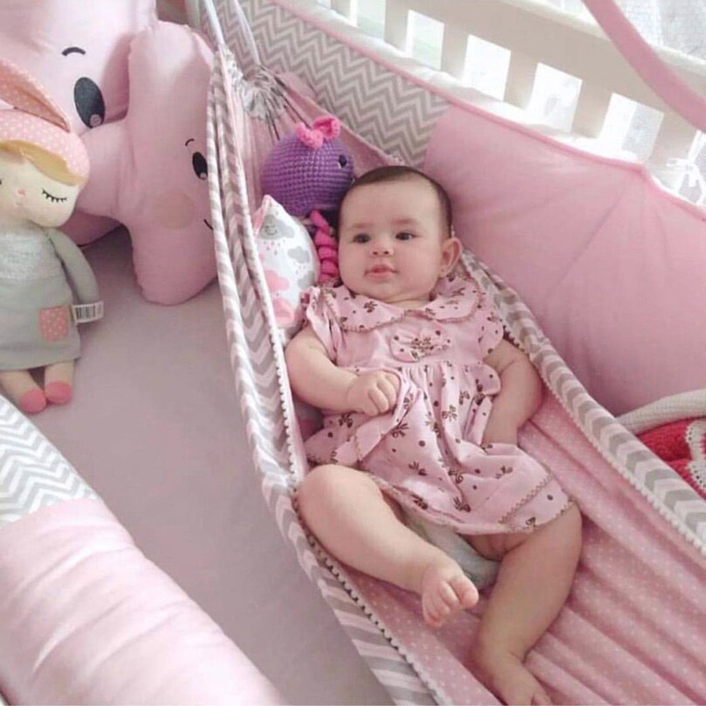 Children Hammock Swing Indoor Outdoor Hanging Basket Kids Cotton Cloth Bag Chair
