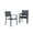 Gray, variant on Luku Aluminum Stackable Patio Dining Chairs, Set of 4 Outdoor All-Weather Chairs with Textilene Fabric(Only 4 Chairs)