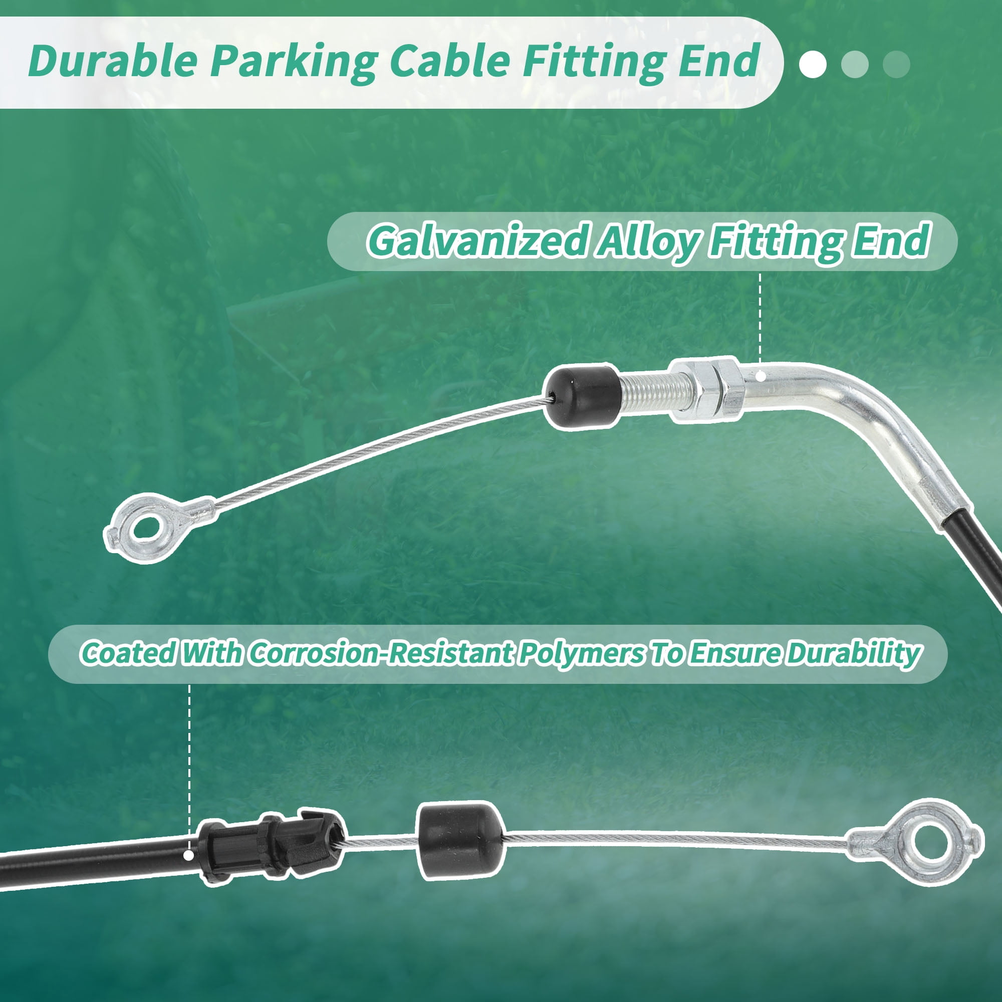 Unique Bargains Parking Brake Cable for Gravely ZT HD and for Ariens Lawn Mowers
