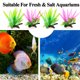 thumbnail image 5 of Plantas acuáticas de algas marinas artificiales para acuario, decoración de plantas de pecera de plástico, 2 piezas., 5 of 5