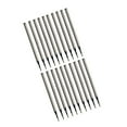thumbnail image 5 of 1/5/20Pcs Universal Pen Refills 0.5mm Rollerball Pen Refills Ballpoint Refills, Smooth to Write Stainless Steel Refills, 5 of 7