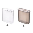 thumbnail image 3 of Storage Case Brush Mount Transparent Self-adhesive Smooth Surface Wall Stand Tableware Exquisite Wall-mounted Convenience Transparent, 3 of 7