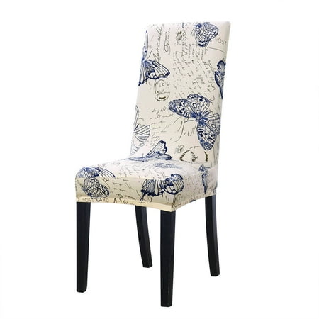 Stretch Spandex Short Slipcover Dining Chair Cover for Dining