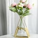 thumbnail image 2 of Advancent Florero dorado impresionante de metal para centros de de boda elegantes Floreros de vidrio para centros de Florero Decoración del hogar C, 2 of 6