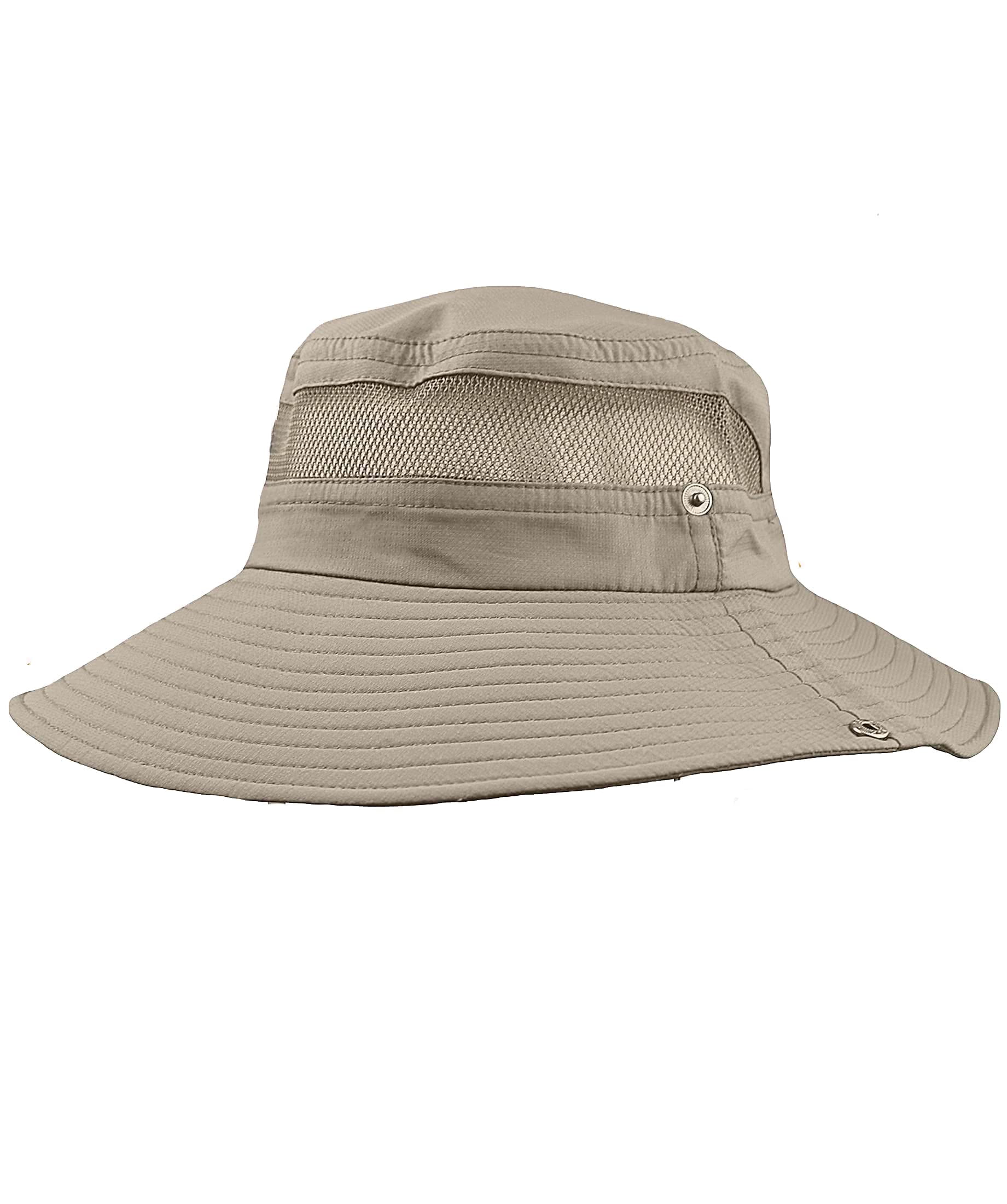GearTOP Wide Brim Sun Hat for Men and Women - Mens Bucket Hats with UV  Protection for Hiking - Beach Hats for Women UPF 50+ (Beige, 7-7 1/2) 