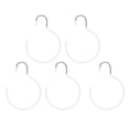 thumbnail image 1 of 5 uds gancho multiusos Spa salón de belleza armario gancho colgante para albornoz bufanda cinturón blanco, 1 of 14