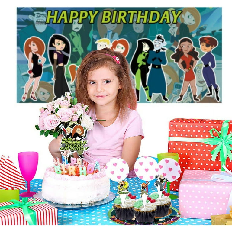 Lot De Fête Kim Possible – Assiettes, Serviettes, Gobelets, Chapeaux, Neuf