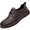 Brown, variant on Men's Casual Loafers Slip On Leather Shoes Comfortable Lightweight Driving Shoes Male Moccasins Classic Penny Loafer Flats Boat Shoes Outdoor Walking Shoes