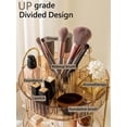 thumbnail image 2 of Organizador de maquillaje Asayuee 360, giratorio, 3 niveles, ABS dorado, 2 of 5