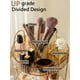 thumbnail image 2 of Organizador de maquillaje Asayuee 360, giratorio, 2 niveles, ABS dorado, 2 of 5