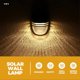 thumbnail image 2 of Outdoor Wall Light Black Solar Wall Lamp for Garden Lighting, 2 of 4