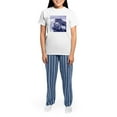 thumbnail image 4 of CafePress - White Tigress And Her Cubs Pajamas - Women's Short Sleeve Print T-Shirt and Pants Light Cotton Pajama Set, 4 of 7