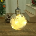 thumbnail image 6 of Hyknon Vintage Christmas Tree Lights Fall Decor Shatterproof Flower Round String Lights with LED Transparent Hanging Ornaments for Christmas Decoration Home Party, 6 of 6