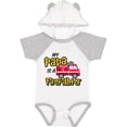 thumbnail image 3 of Inktastic My Papa is a Firefighter with Fire Truck Boys or Girls Baby Bodysuit, 3 of 5