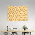thumbnail image 2 of Hirioo Autumn Fall Yellow Leaves Print Tapestry Lightweight Fabric for Bedroom Aesthetic Home Wall Dorm Décor Living Room Decor 29x37 Inch, 2 of 8