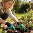 thumbnail image 5 of Thorn Proof Gardening Gloves Heavy Duty Latex Gauntlet Puncture Resistant Gloves for Pruning Digging Rose Handling, 5 of 5
