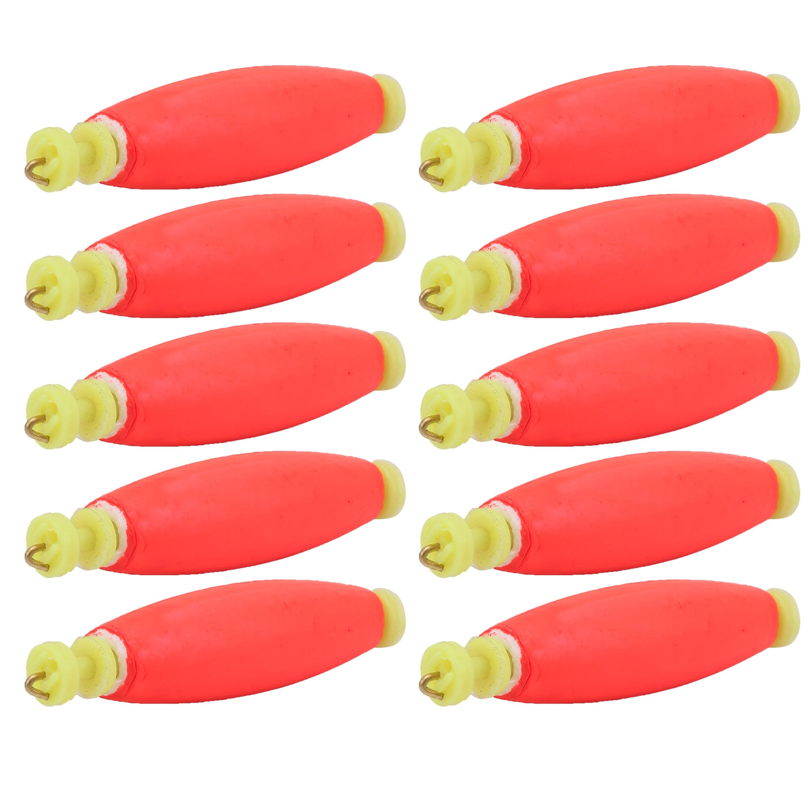 Tebru 10pcs/lot EVA Fishing Foam Spring Float Bobber MultiPurpose Fish
