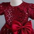 thumbnail image 4 of LNMQLPDBS Going Out Dresses for Girls 7-8 Baby Girl Christmas Dress 6-9 Months Gifts for Teenage Girls Kid Clothes Girls Clothing Size 7-8, Red 6-7 Years, 4 of 8