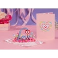 thumbnail image 5 of Paper Love Valentines Day Card, 3D Love Pop Up Greeting Card, Gift for Birthday, Wedding, Anniversary, Mothers Day, All Occasion - 5" x 7" Cover - Includes Envelope and Note Tag, 5 of 5
