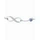 thumbnail image 3 of Pulsera Xtellar Plata Mujer Fina Amor Infinito Corazones Ajustable Color Plateado, 3 of 5