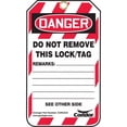 thumbnail image 2 of Condor Lockout Tag,5-3/4in.H,3/8in.Hole,PK25 48RU14, 2 of 2