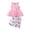 R0329-Pink, variant on TOWED22 Infant Baby Girl 2 Piece Adorable Outfits Sleeveless Tee and Shorts Sweet Sets Summer Tank Top Clothing for Toddler Casual Elastic Waist Clothes(Pink,9-10 Y)