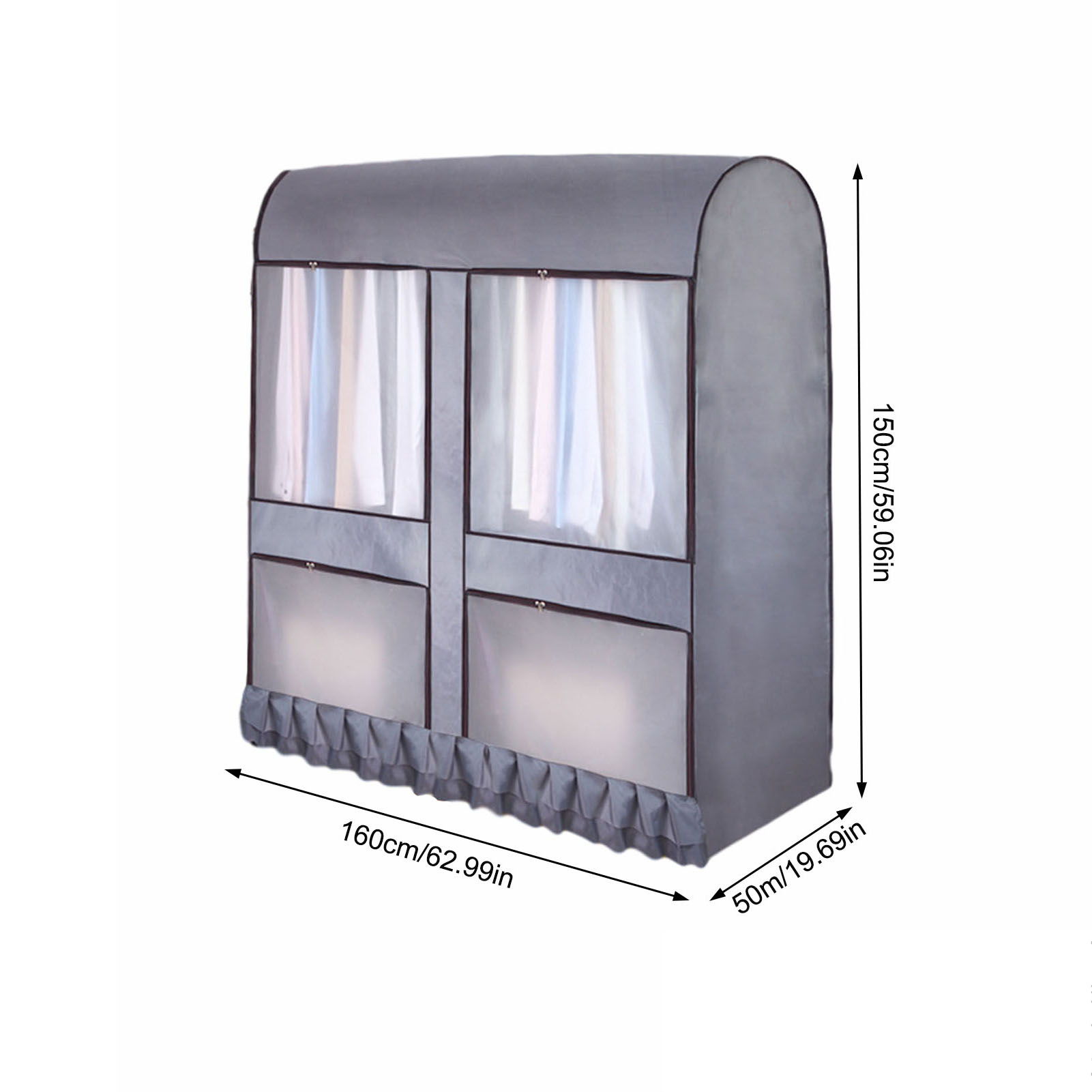 dust cover for clothes rack