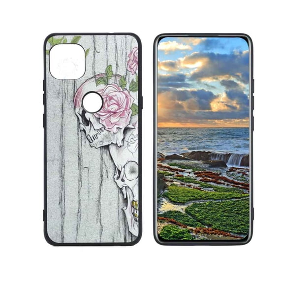 Skull-298 Phone Case, Degined for Motorola G 5G Case Men Women, Flexible Silicone Shockproof Case for Motorola G 5G