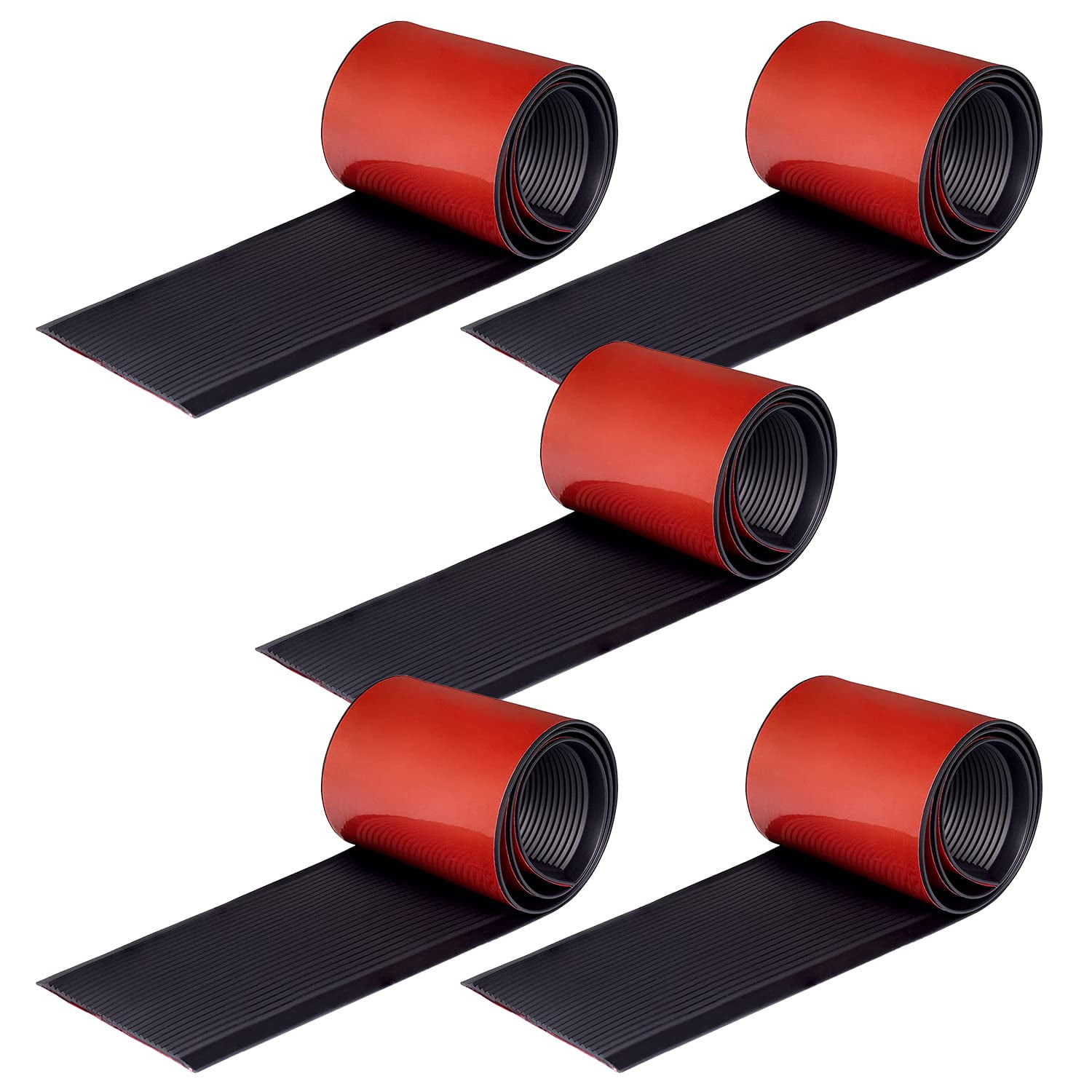 Rubber Bond 4x36in Heavy Duty Anti Slip Stair Treads (5Pack