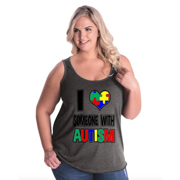 Normal is Boring - Women's Plus Size Tank Top, up to Size 28 - Autism Awareness