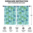 thumbnail image 2 of Blackout Kids Curtains,Light Blue Dinosaurs Clouds Trees Pattern Childrens Insulated Curtains Set Of 2,Bedroom Essentials,Toddler Room Decor 42"x63", 2 of 5
