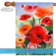 thumbnail image 3 of Toland Home Garden Watercolor Poppies Flower Flag Double Sided 28x40 Inch, 3 of 5
