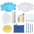 thumbnail image 1 of 35Pcs DIY Dotting Set Mandala Painting Rocks Tool Stencil Paint Tray Art Supplies, 1 of 14