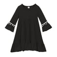 thumbnail image 5 of OGLCCG Toddler Girls Muslim Abaya Prayer Dress with Hijab Islamic Middle East Arab Ruffle Dress Soft Cotton Ramadan Eid Clothes 6M-8T, 5 of 7