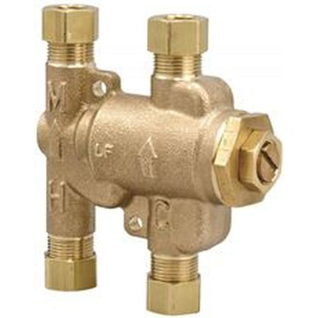 Thermostatic Mixing Valve 3/8 In. Lead Free (Best Thermostatic Mixing Valve)