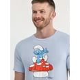 thumbnail image 4 of Smurfs Men’s & Big Men's Graphic Tee Shirt, Sizes XS-3XL, 4 of 5